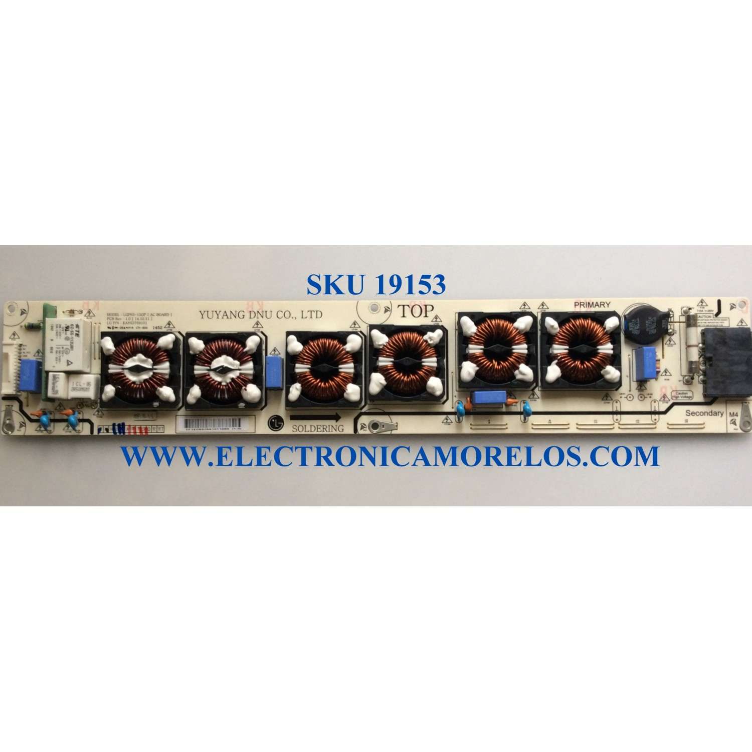 SUB FUENTE PARA TV LG OLED CURVA / NUMERO DE PARTE EAY63769101 / LGP65-15OP / 63769101 / LGP65-150P / PANEL LC650AQD (GH)(P1) / MODELOS 65EG9600-UA / 65EG9600-UB / 65EF9500-UA / 65EF9500-UA.AUSZLJR